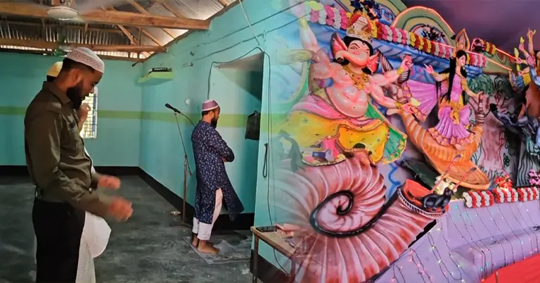 পঞ্চগড়ে মসজিদ-মন্দিরে সম্প্রীতির বন্ধন